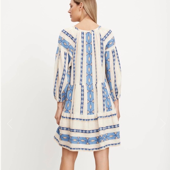 Velvet Kelly Embroidered Mini Dress NWT - Picture 3 of 12